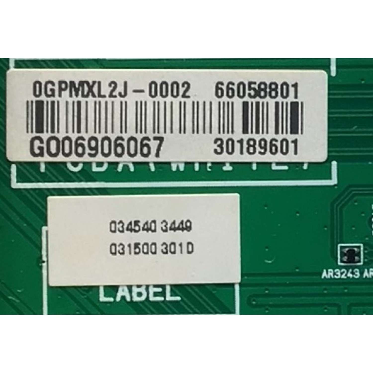 MAIN PARA TV LG / NUMERO DE PARTE EBR30189601 / EAX69142401 (1.0) / 66058801 / 031500 / 034540 / GO06906067 / MODELO 49UT347H0UA.AUS - Imagen 3